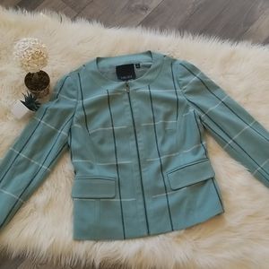 Carlisle Wool Zip-up Blazer/Jacket